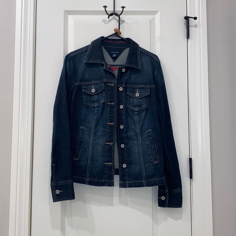 Tommy Hilfiger dark wash jean jacket